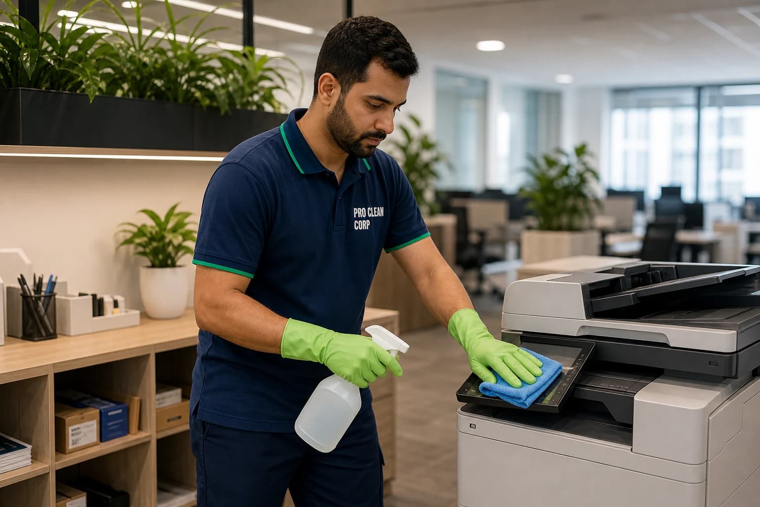 Our Cleaning Process in Action