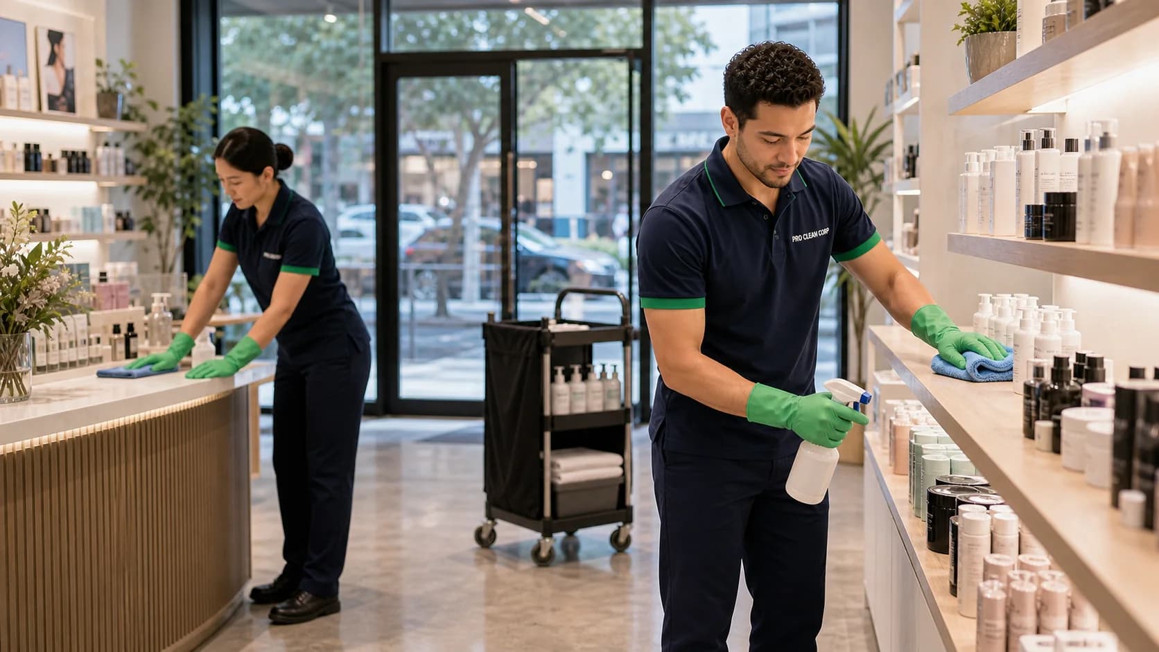 Retail Cleaning specific areas covered