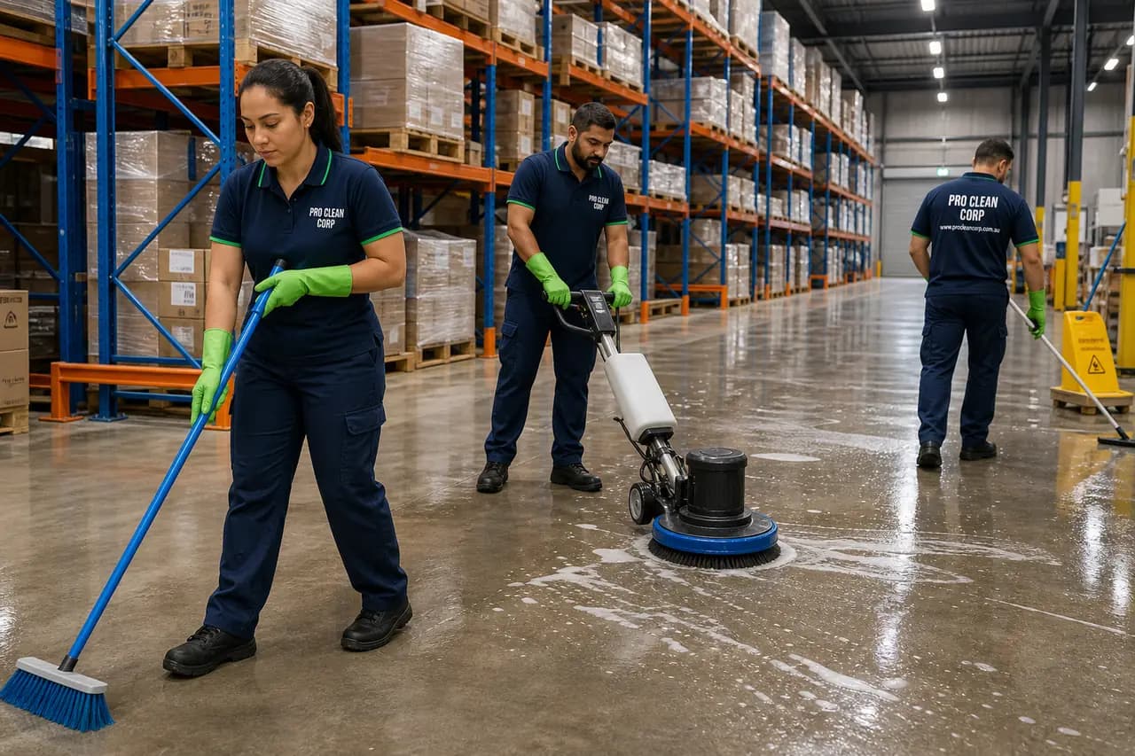 Warehouse Cleaning Overview Newtown