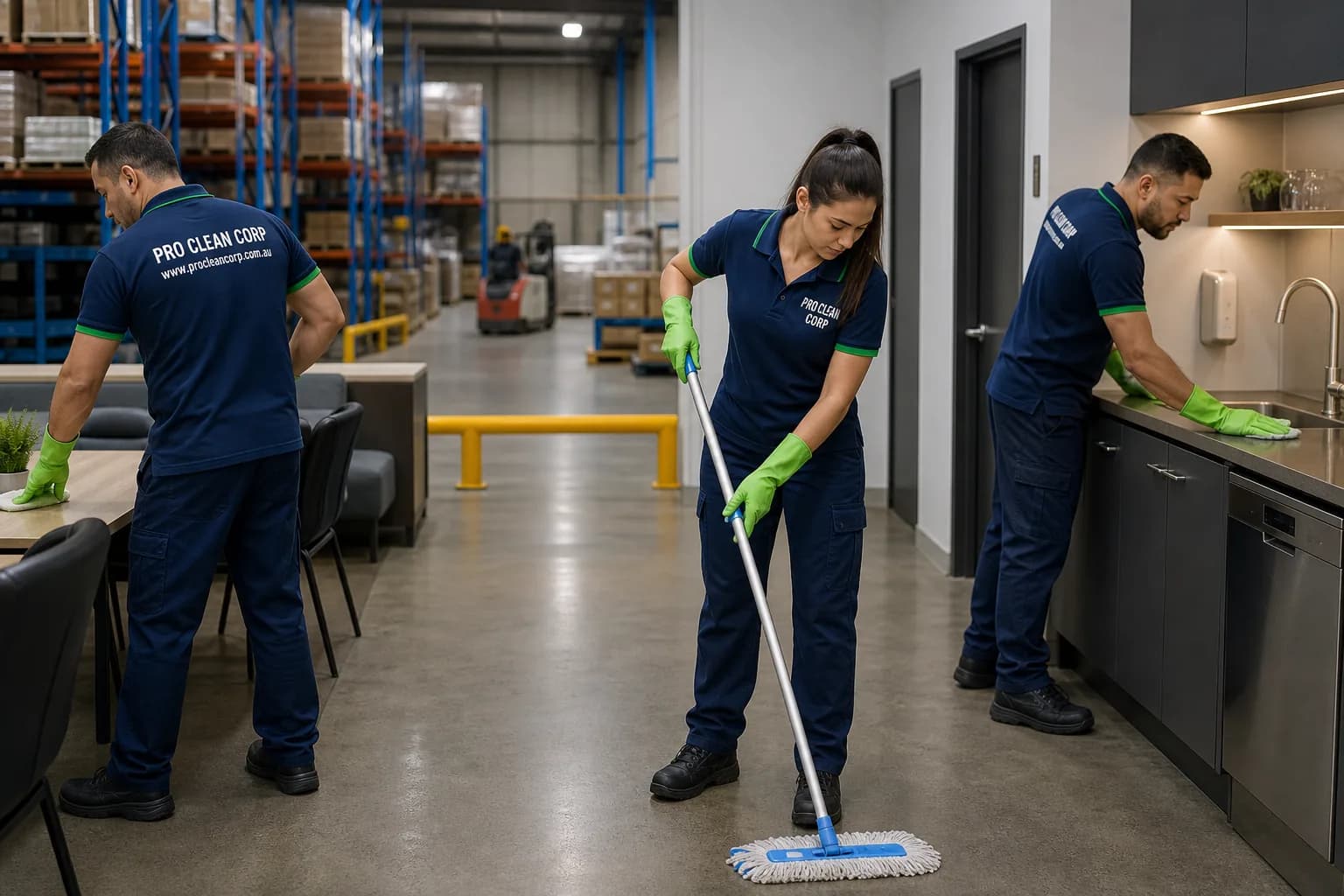 Our Cleaning Process in Action